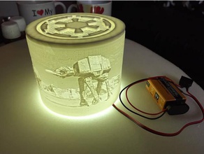 starwars lampe ménage 3d print model - Mito3D