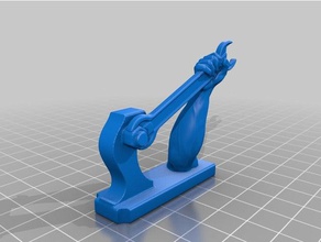 steampunk coat hook household 3d print model - Mito3D