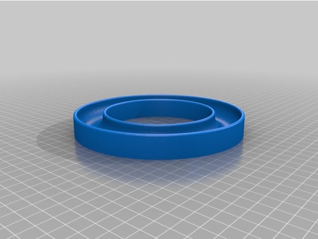 6in ring-shaped bobbin holder containers customized 3D print model - Mito3D