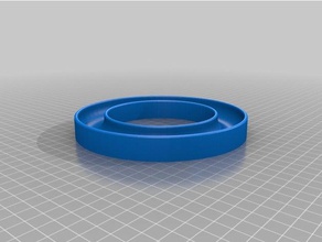 6en anneau en forme de canette titulaire les conteneurs personnalisé 3d print model - Mito3D