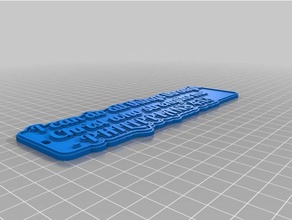 meghan Kreuz Schlüsselanhänger angepasst 3d print model - Mito3D