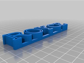 my customized text storage royce sculptures 3d print model - Mito3D