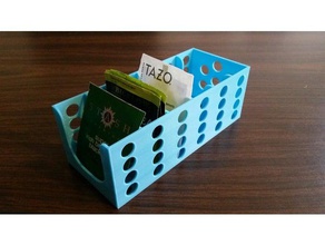 Tee-Paket-Inhaber Container 3d print model - Mito3D