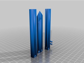 butterfly knives simple printing other 3d print model - Mito3D