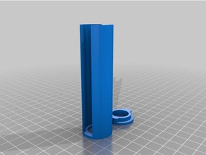 penny tube organization customized 3d print model - Mito3D