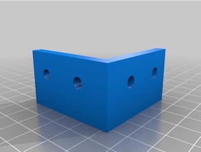 soporte de ángulo esquina conector 3d la impresora partes 3d print model - Mito3D