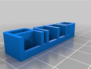 mi 3d personalizados placa con el nombre del arno esculturas 3d print model - Mito3D