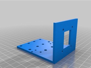 extruder holder carriage mounting bracket 3d printer accessories anet a8 reprap 3d print model - Mito3D