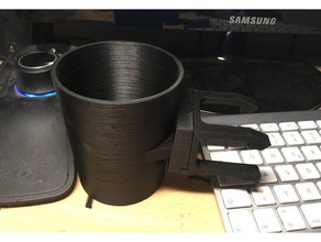 mug holder car household 3d print coffe mugholder stl ventilation clip 3d print model - Mito3D