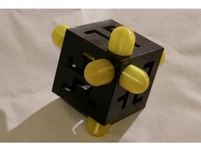 3d maze v3 gadgets puzzle 3d print model - Mito3D