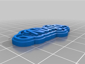 ninfa chaveiros personalizado 3d print model - Mito3D