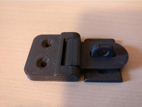 chest locker household boite box cadenas fermeture locket padlock treasure 3d print model - Mito3D