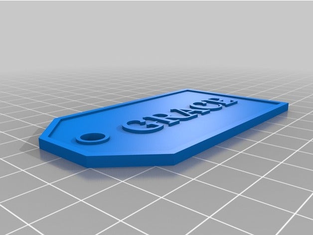 grace customized personalized parametric gift tags custom remix signs logos 3D print model - Mito3D