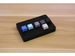 personalizado bluetooth cherry mx gamepad la electrónica adafruit arduino teclado mecánico 3d print model - Mito3D