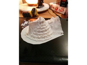 minas tirith buildings structures fantasy herr der ringe lord rings tolkien 3d print model - Mito3D