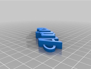 llavero de andrea organización personalizado 3d print model - Mito3D