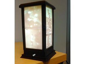 lithophane lamp diy led photography picture present 3d print model - Mito3D