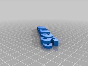 chaveiro seomara organização personalizado 3d print model - Mito3D