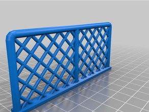 28mm tall fences toy game accessories 3d print model - Mito3D