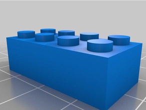 lego 4x4 brick 3d printing 3d print model - Mito3D