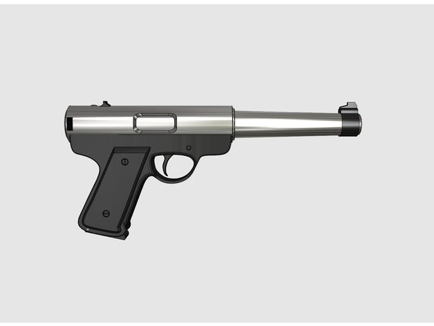 Pistole Requisiten gun ruger Waffe 3D print model - Mito3D