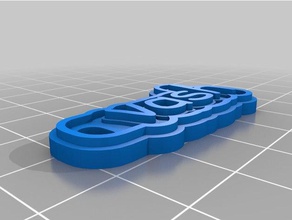 vash llaveros personalizado 3d print model - Mito3D