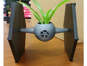 star wars tie fighter planter 3d printing 3d print model - Mito3D