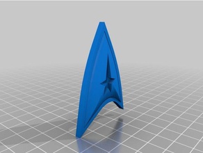 sto-Befehl combadge Requisiten communicator Föderation star trek starfleet 3d print model - Mito3D