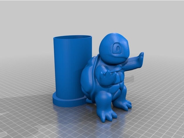 pokemon squirtle sapone bottiglia 17 fl oz morbido 3d stampa 3D print model - Mito3D