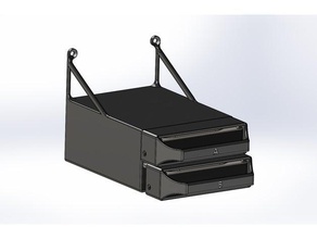 hdd Wandhalterung ab manuellen backup-system tool Inhaber - Boxen hdd-caddy hdd-Gehäuse 3d print model - Mito3D