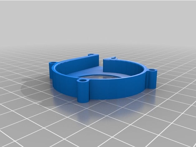 40x40mm radyal fan gövdesi 3d baskı 40mm konut 3D print model - Mito3D