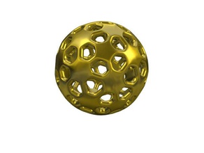 bola de navidad decoración la adorno paramétricas esfera xmas 3d print model - Mito3D