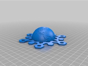floco de neve decoração 3d print model - Mito3D