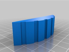 scala di ricambio della sostituzione del piede parti 3d print model - Mito3D