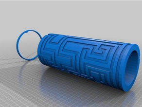 Zylinder Labyrinth 3d drucken 3d print model - Mito3D