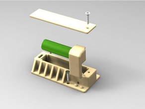 étrier de batterie remplacement l'aaa le bricolage couvercle la boîte support électrique 3d print model - Mito3D