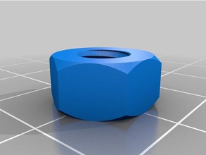 25-20 Schrauben-Mutter Teile angepasst 3d print model - Mito3D