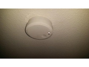 holder smoke detector household alarm 3d print model - Mito3D