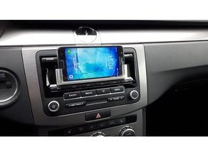 universel de voiture la fente pour cd support smartphone automobile 3d print model - Mito3D