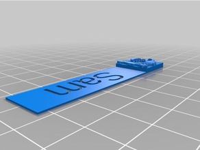 sam marcador de la oficina personalizado 3d print model - Mito3D