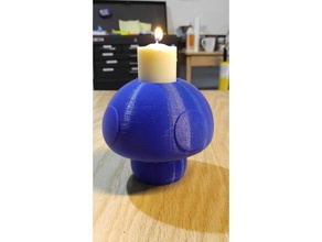 teemos shroom supporto di candela tealight arredamento lega leggende lol funghi 3d print model - Mito3D