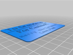 gra office personalizado 3d print model - Mito3D