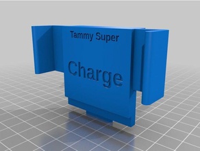 my customized universal charging dock tammys galaxy mobile phone 3d print model - Mito3D