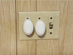 light switch cover Haushalt 3d print model - Mito3D