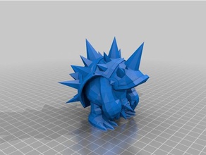 rammus flat-footed creatures league legends video game 3d print model - Mito3D