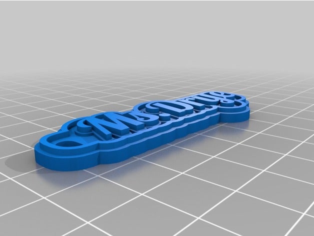 meu drye passar chaveiros personalizado 3D print model - Mito3D