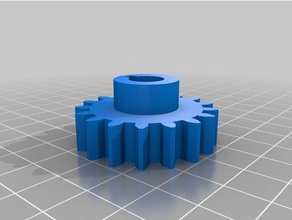 17 teeth gear parts 3d print model - Mito3D