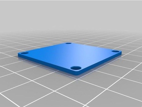 middle plate 36x36mm rc vehicles 3d print model - Mito3D