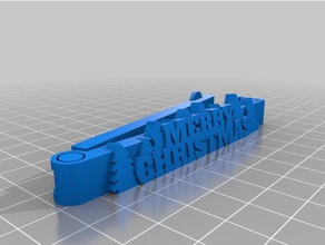 my customized bag clip customizer christmas edition kitchen dining 3d print model - Mito3D