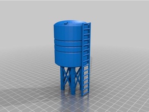 water tank containers 3d print model - Mito3D
